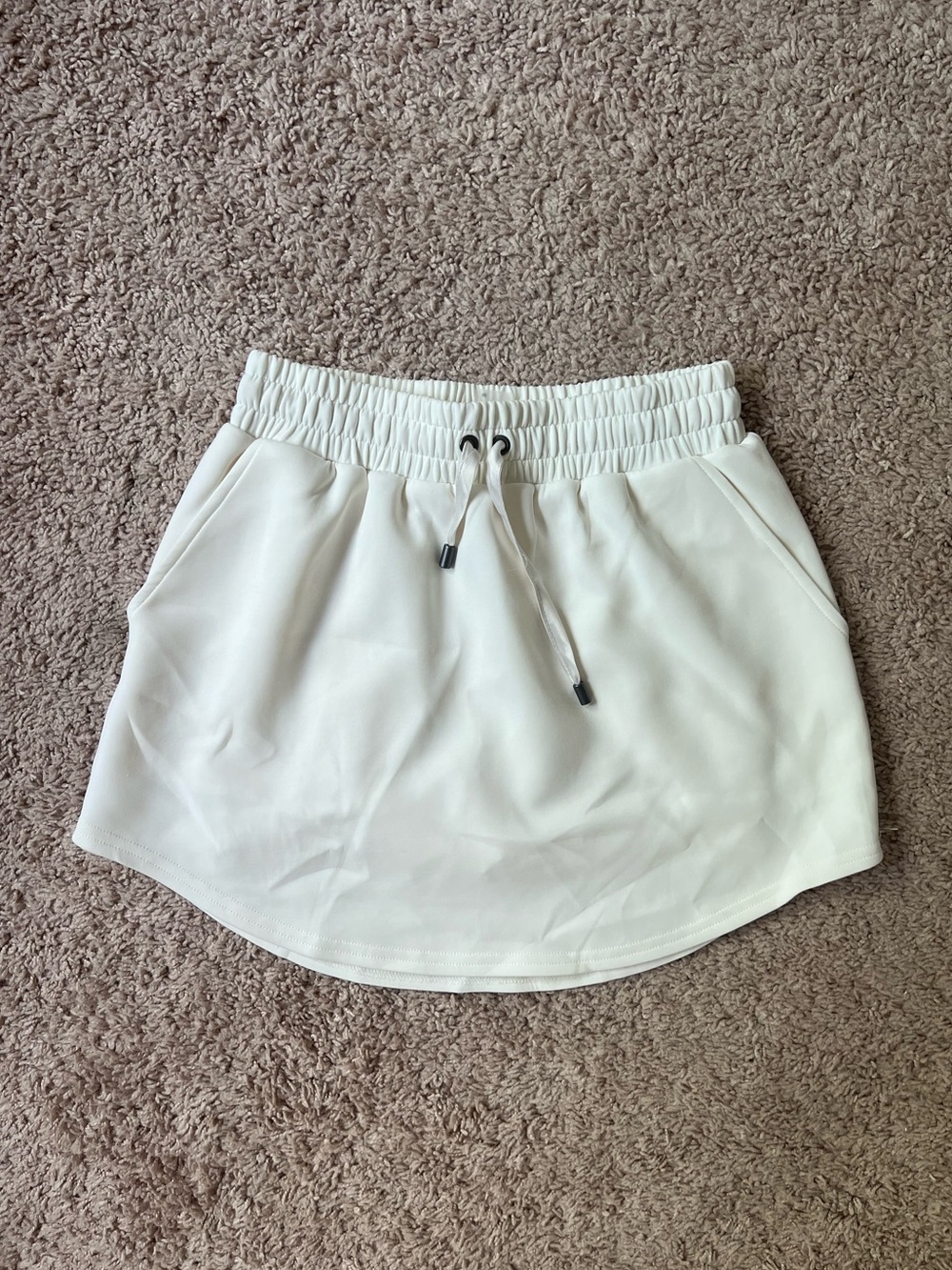AS Revival Cream Drawstring Active Skort